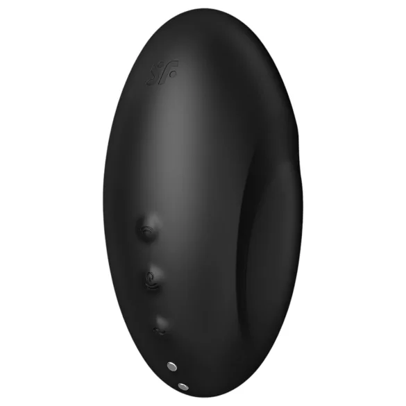 Satisfyer Vulva Lover 3 - klitorinis stimuliatorius su oro bangomis - juodas