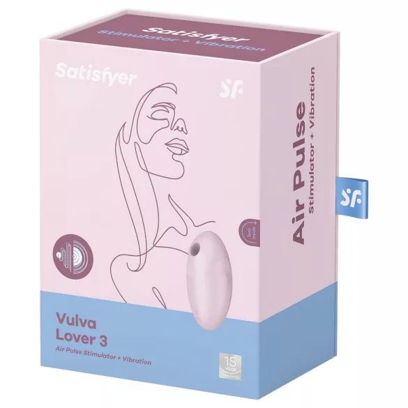 Satisfyer Vulva Lover 3 - klitorinis stimuliatorius su oro bangomis