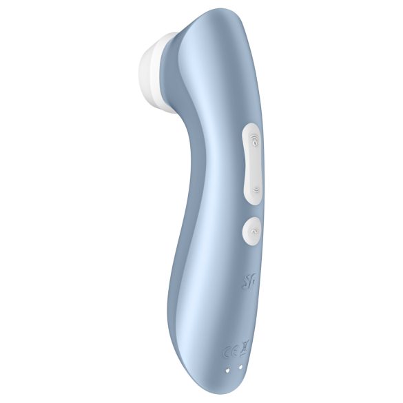 Satisfyer Pro 2+ klitorio stimuliatorius - oro bangos - mėlynas