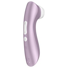   Satisfyer Pro 2+ - klitorio stimuliatorius su oro bangomis - violetinis