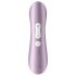 Satisfyer Pro 2+ - klitorio stimuliatorius su oro bangomis - violetinis