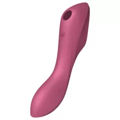   Satisfyer Curvy Trinity 3 - klitorinis oro pulsatorius ir vibratorius - raudonas