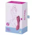 Satisfyer Curvy Trinity 3 - klitorinis oro pulsatorius ir vibratorius - raudonas