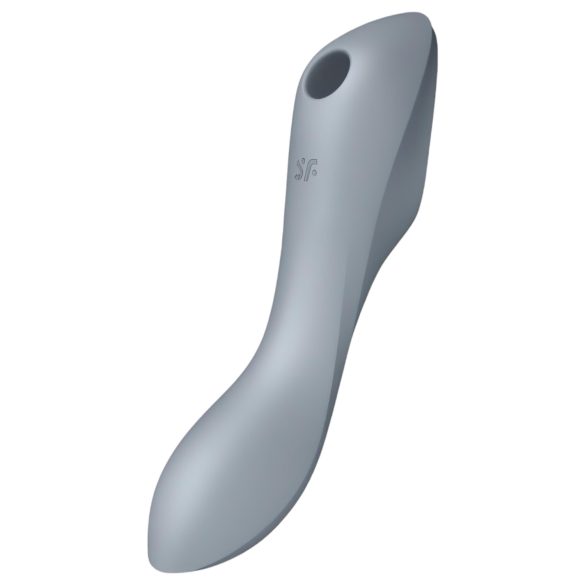 Satisfyer Curvy Trinity 3 - bangų oro 2in1 vibratorius (pilkas)