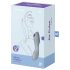 Satisfyer Curvy Trinity 3 - bangų oro 2in1 vibratorius (pilkas)