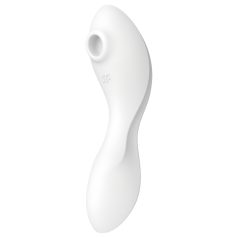   Satisfyer Curvy Trinity 5+ - vibratorius klitorui ir G taškui - baltas