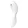 Satisfyer Curvy Trinity 5+ - programėle valdomas 2 viename vibratorius (baltas)
