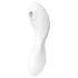 Satisfyer Curvy Trinity 5+ - programėle valdomas 2 viename vibratorius (baltas)