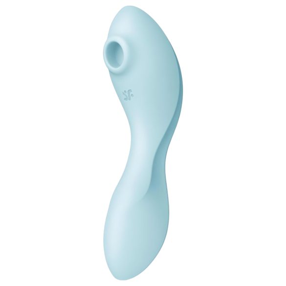Satisfyer Curvy Trinity 5+ – išmanusis 2in1 vibratorius (mėlynas)