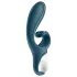 Satisfyer Hug Me - programėle valdomas klitorinis vibratorius su rankenėle (mėlynas)