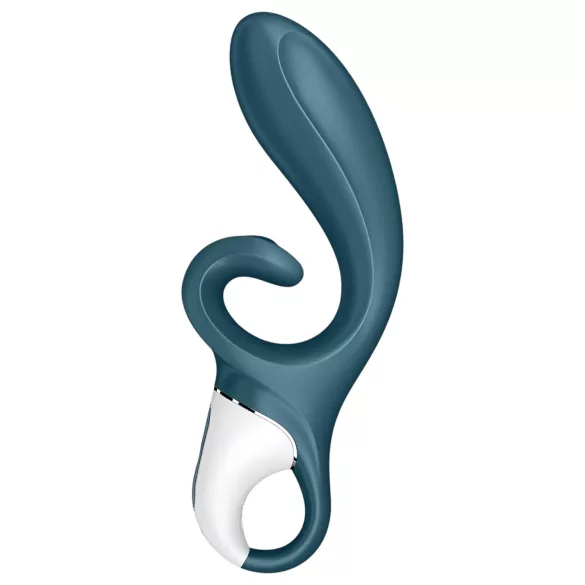Satisfyer Hug Me - programėle valdomas klitorinis vibratorius su rankenėle (mėlynas)
