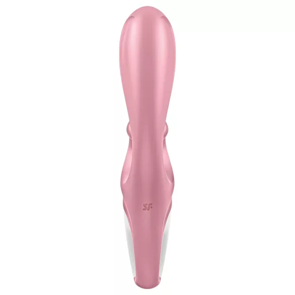 Satisfyer Hug Me - programėle valdoma vibratorius su klitorio atšaka (rožinis)