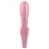 Satisfyer Hug Me - programėle valdoma vibratorius su klitorio atšaka (rožinis)