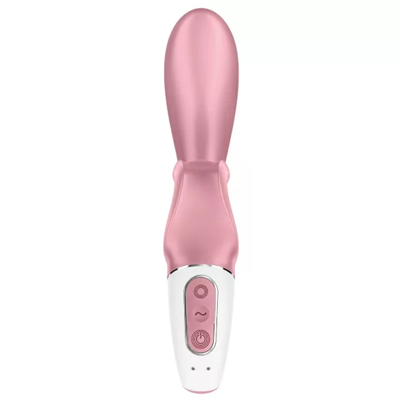 Satisfyer Hug Me - programėle valdoma vibratorius su klitorio atšaka (rožinis)