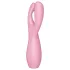 Satisfyer Threesome 3 - klitorio vibratorius - įkraunamas - rožinis