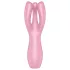 Satisfyer Threesome 3 - klitorio vibratorius - įkraunamas - rožinis