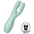 Satisfyer Threesome 3 - akumuliatorinis klitorio vibratorius (mėta)
