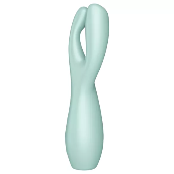 Satisfyer Threesome 3 - akumuliatorinis klitorio vibratorius (mėta)