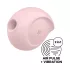 Satisfyer Sugar Rush - klitorio stimuliatorius su oro bangomis - rožinis