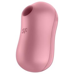   Satisfyer Cotton Candy - klitorinis oro vibracijos vibratorius - koralų spalvos