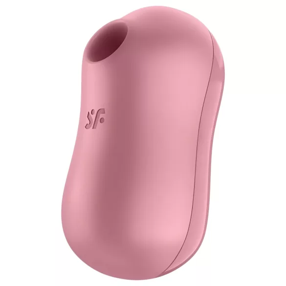 Satisfyer Cotton Candy - klitorinis oro vibracijos vibratorius - koralų spalvos