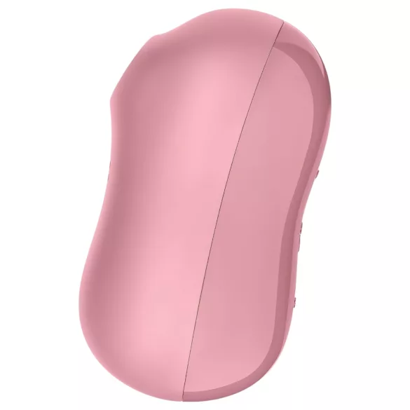Satisfyer Cotton Candy - klitorinis oro vibracijos vibratorius - koralų spalvos