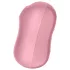 Satisfyer Cotton Candy - klitorinis oro vibracijos vibratorius - koralų spalvos