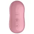 Satisfyer Cotton Candy - klitorinis oro vibracijos vibratorius - koralų spalvos