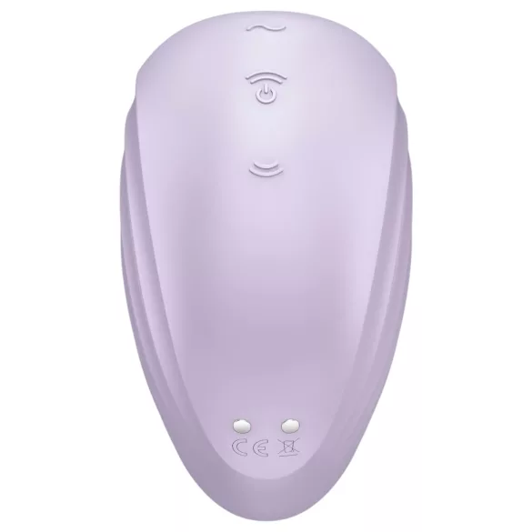 Satisfyer Pearl Diver - klitorio stimuliatorius su oro bangomis - violetinė