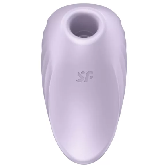 Satisfyer Pearl Diver - klitorio stimuliatorius su oro bangomis - violetinė
