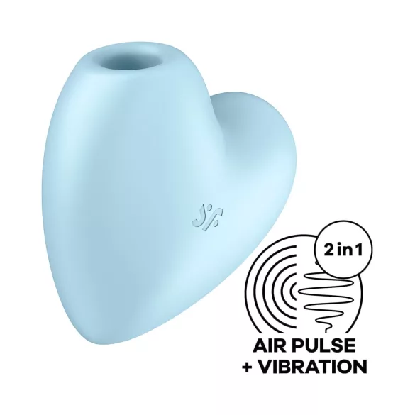 Satisfyer Cutie Heart - klitorinis oro pulsacijų vibratorius