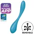 Satisfyer G-spot Flex 5 - programėle valdomas G taško vibratorius (žalias)