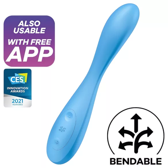 Satisfyer G-spot Flex 4 - programėle valdomas G taško vibratorius (turkio spalvos)