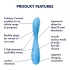 Satisfyer G-spot Flex 4 - programėle valdomas G taško vibratorius (turkio spalvos)