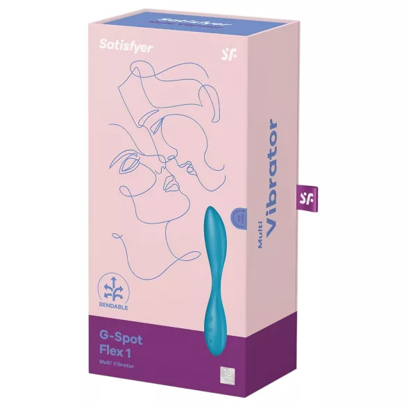 Satisfyer - G taško vibratorius - lankstus, įkraunamas, vandeniui atsparus