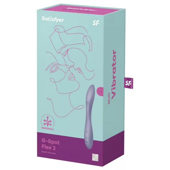 Satisfyer - G taško vibratorius - lankstus, įkraunamas, vandeniui atsparus