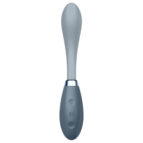 Satisfyer G-Spot Flex 3 - G taško vibratorius - įkraunamas - pilkas