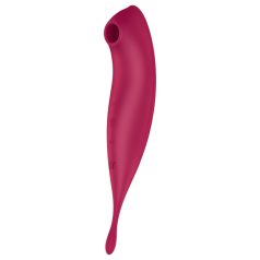   Satisfyer Twirling Pro - klitorio ir G taško vibratorius - raudonas