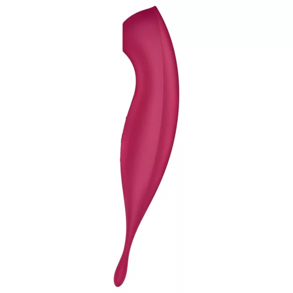 Satisfyer Twirling Pro - programėle valdoma klitorio vibracija (raudona)