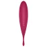 Satisfyer Twirling Pro - programėle valdoma klitorio vibracija (raudona)