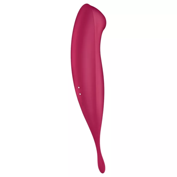 Satisfyer Twirling Pro - programėle valdoma klitorio vibracija (raudona)