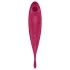 Satisfyer Twirling Pro - programėle valdoma klitorio vibracija (raudona)