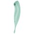 Satisfyer Twirling Pro - išmanusis 2in1 klitorio vibratorius (mėtinė)
