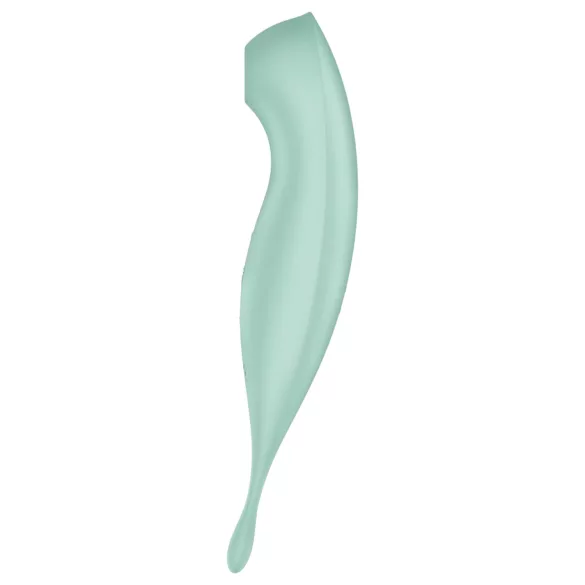 Satisfyer Twirling Pro - programėle valdoma klitorio vibratoriaus lazdelė (mėtinė)