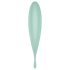 Satisfyer Twirling Pro - išmanusis 2in1 klitorio vibratorius (mėtinė)