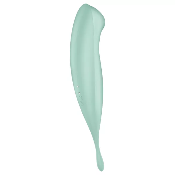 Satisfyer Twirling Pro - programėle valdoma klitorio vibratoriaus lazdelė (mėtinė)