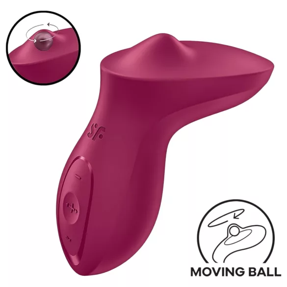 Satisfyer Exciterrr - klitorio vibratorius su besisukančiomis karoliukais