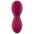 Satisfyer Exciterrr - besisukantis klitorio vibratorius su karoliukais (raudonas)