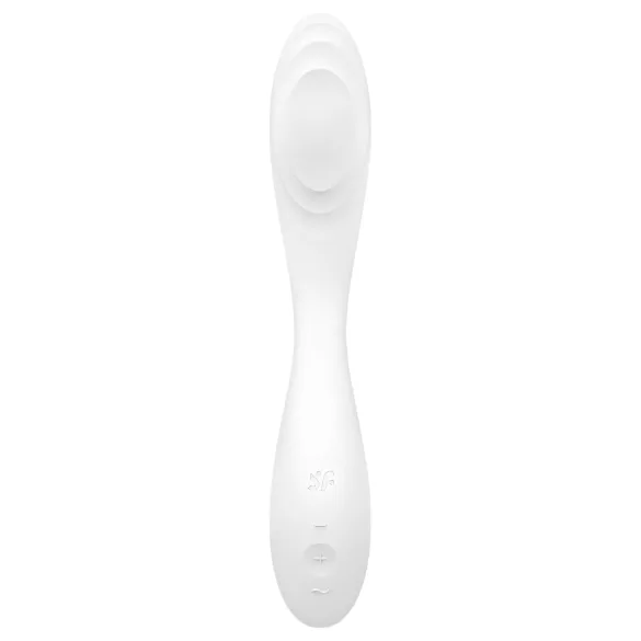 Satisfyer Rrrolling - G taško vibratorius su judančiomis rutuliukais - baltas