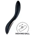 Satisfyer Rrrolling - G taško vibratorius su judančiomis kulkomis - juodas